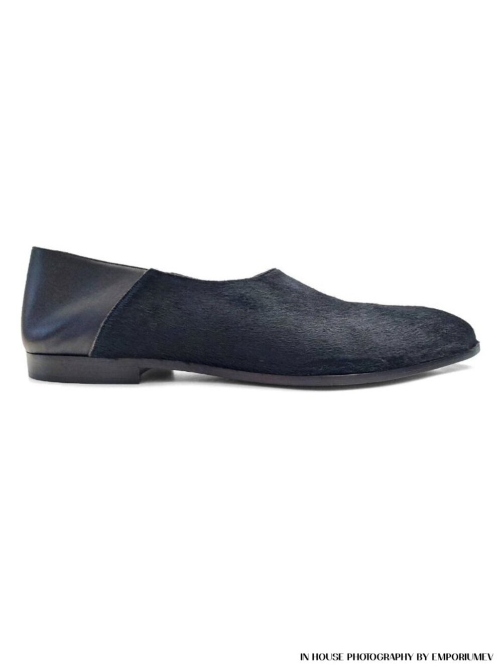 Bally Vegas Flat Loafers In Black Haircalf Leather US 11 EU 10 (0538)